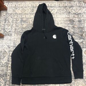 Carhartt Black Logo Hoodie for Men